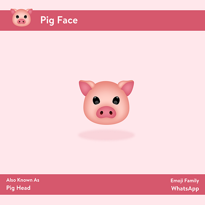 Pig 🐷 branding design emoji emoji set emojis logo design sketch app sketching vector art vector artwork