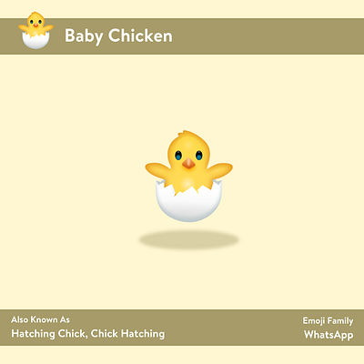 Baby Chick 🐣 branding design emoji emoji set emojis logo design sketch app sketching vector art vector artwork