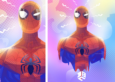 Spiderman design digital 2d digitalart digitalartist illustration logo vector vector art vector artwork vector artworks