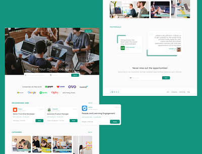 JOBBE - Job Portal job board job portal ui design ui ux design ux design web design