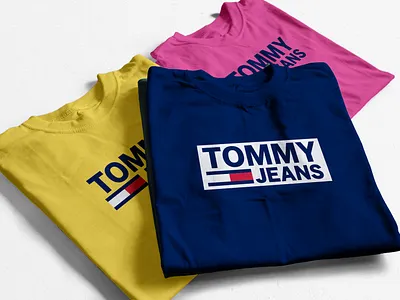 TOMMY JEANS T-shirt apparel brand clean t shirt clothing clothing brand pink t shirt stylish t shirt t shirt design tommy jeams
