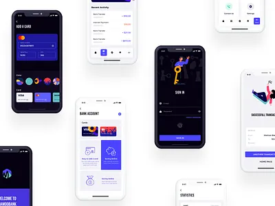 Mamoobank - Light mode & Dark mode bank bank app bank card banking app branding chart clean ui crypto crypto wallet currency finance finance app illustration logo sign up ui design ui kit ui ux user interface wallet