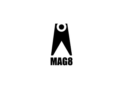 mag8 brand design illustration logo vector
