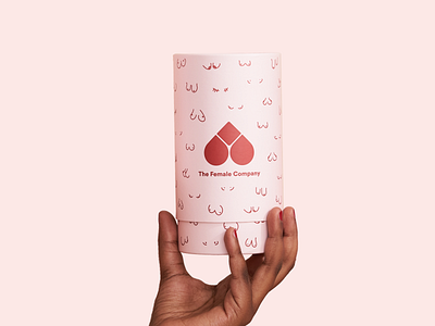 boobs illustration for tampon box boobs box design female illustration line packaging symbol tube womens health