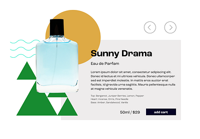 daily UI #045 - Info Card 045 daily daily ui design ecommerce info card perfume ui web