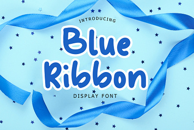 Blue Ribbon Fun Display Font By GiantDesign