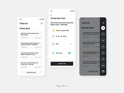 Task App UI Kit app casestudy design illustration microinteraction mobile mobile app mobile app design ui ux