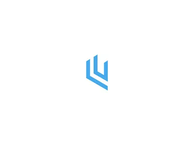 u flat icon logo vector
