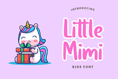 Little Mimi Kids Font animation brand branding cartoon cats child children cute display font handwritten kids kitten lettering logo minimal modern pussy typeface typography