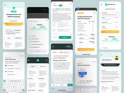 App Design for Grammarly app app design app designer app designers brand brand and identity brand designer brand identity brand identity design brandidentity branding branding agency branding and identity branding concept branding design dribbble dribbble best shot grammarly app ofspace ofspace agency