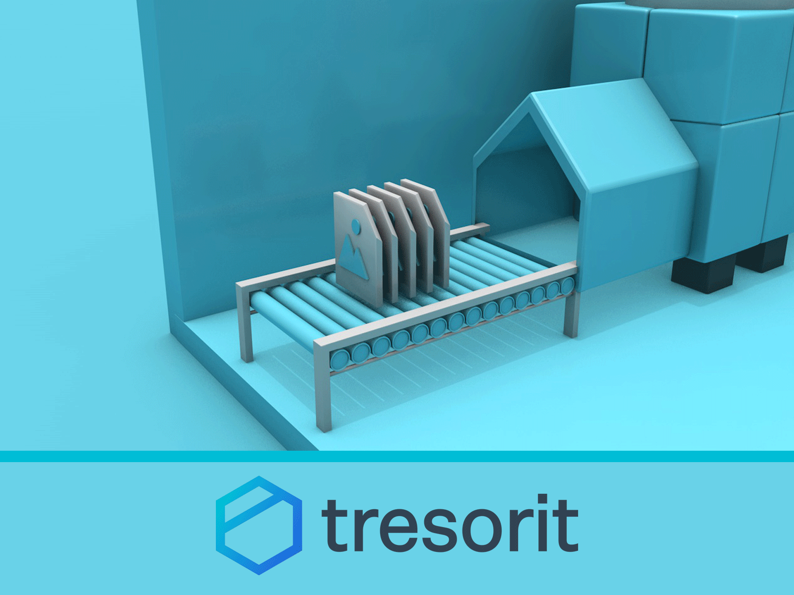 Tresorit Playoff : An Encryption Factory 3d 3d animation blender blender3d cinema4d design illustration tresorit