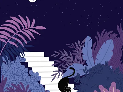 Flora and Fauna botanical botanical art botanical illustration botanicals cartoon comicart design digitalart flat graphic desgin illustration minimal art night illustration plants vector