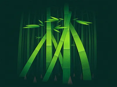 Furinkazan - Forest/林 calligraphy chinese culture font design graphic design illustraion typography
