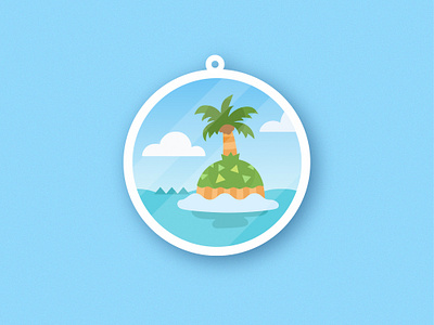 Island Charm animal crossing design flat grain grainy illustration illustrator vector