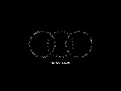 Morgan & Kemp concept 2 after effects animation brand branding circle geometric icon identity logo minimal motion design simple typography