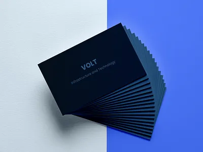 Volt Business Card app branding design logo minimal ui ux