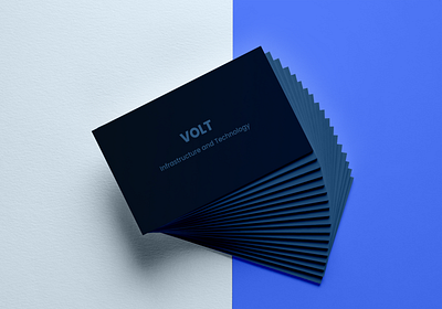 Volt Business Card app branding design logo minimal ui ux