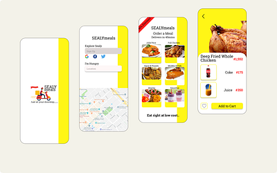 SealyMEAL Delivery design eatery product design ui uidesign ux