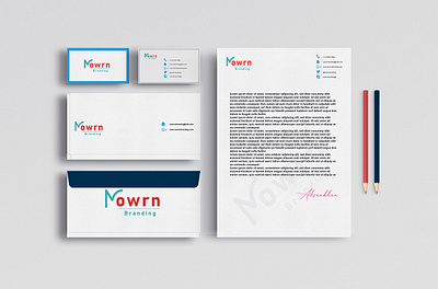 Business card/Stationery design business card design graphicdesign letterhead stationery design