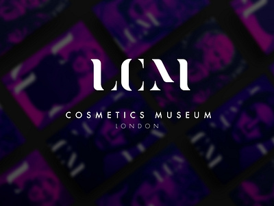 London Cosmetics Museum branding cosmetics delicate design fashion graphic design logo museum type typography typography design typography logo