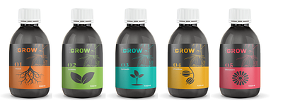 iGROW - Cannabis Growing Liquids - Bottle Packaging adobe illustrator adobe photoshop bottle bottle design bottle label bottle mockup bottles branding cannabis cannabis branding cannabis design cannabis logo cannabis packaging design logo package package design packagedesign packaging packaging design