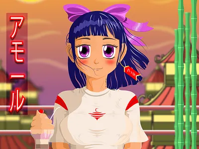 Girl in Love anime studio animeart digital illustration digital painting digitalart illustration illustration art illustrations illustrator vector vector illustration