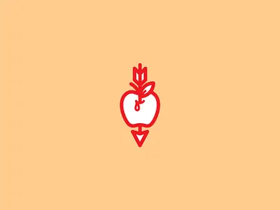 apple apple arrow icon illustration juicy juicy apple lines logo mark minimal simple symbol