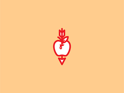 apple apple arrow icon illustration juicy juicy apple lines logo mark minimal simple symbol