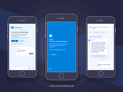 Chatting With Bots! app artificial intelligence chatbot design mobileappdesign ux