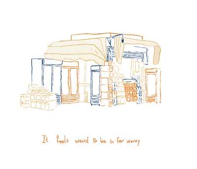 Far away draw drawing illustration minimal narrative