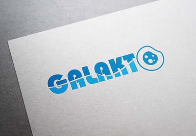 GALAKT brand identity blue box branding design flat galactic logo milk minimal modern packaging pattern skim cheese vector