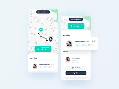 Wp - Live tracking app android app clean driver guest hotel ios live management map tracking travel ui