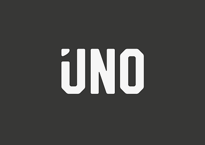 Uno - 4fun. clever design creative for fun graphic design one uno uno design vector words