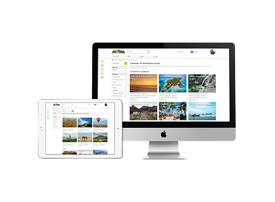 EcoTrip - Destinations screen logo design typography ui ux design web design