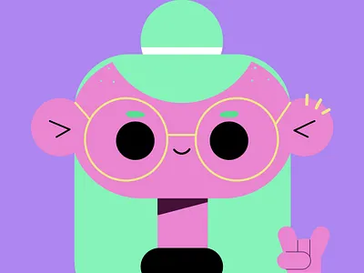 PEOPLE character day doodle geometrical girl illustration mexico smile vector wacom