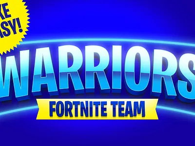 How to create a 3D FORTNITE E-sports logo EASY! 5 quick steps to 3d logo 3dlettering 3dlogo fortnite fortnite logo game game art game design logo design logodesign logovector tutorial tutorial lettering tutorial logo type