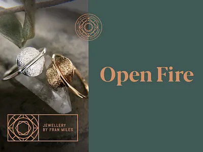 Open Fire | Branding branding design icon icon design jewellery jewelry logo open