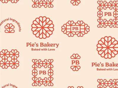 Pie's Bakery Marks bakery logo branding freelance designer icon logo logo design visual identity