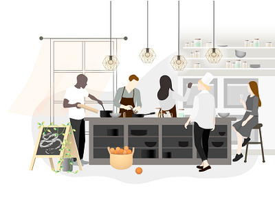 Homepage illustration flat flat illustration homepage illustration vector webdesign website illustration