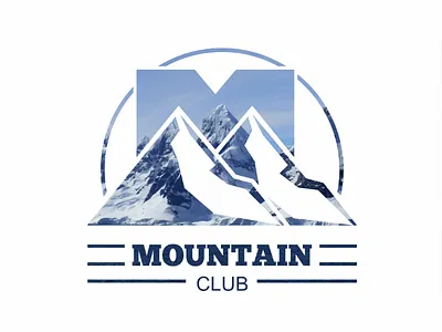 Logo Mountain Club design graphique diseño gráfico identidad visual identité visuelle imagotipo logo logo concept logo inspiration logotipo montaña mountain club