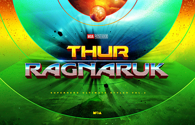 Superhero Ultimate Text Effects vol.2 3d avengers comics effects hero iron ironman logo man marvel mockup photoshop ragnarok style styles superhero template text thor type