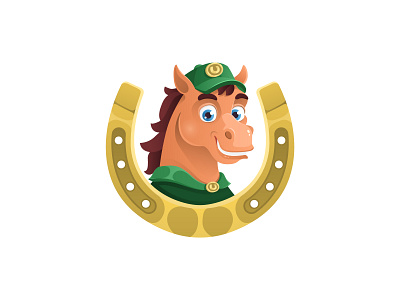 Horse 2d art cartoon character character design characters characters design company character horse illustration mascot character vector vector art