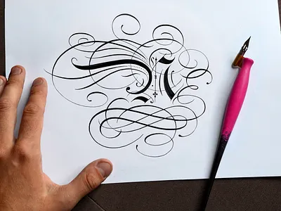 Flourish calligraphy practice branding calligraphy flourish flourishes flourishing lettering logodesign logotype