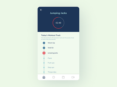 Daily UI 041 Workout Tracker app design app ui daily 100 challenge daily ui 041 dailyui ui uidesign uiux workout workout app workout tracker