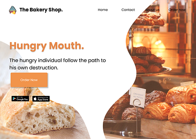 The Bakery Shop design graphic design illustraion illustrator ui uidesign uiux ux ux design webapp website