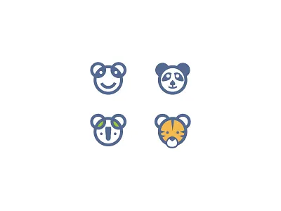 animal icon flat icon logo vector