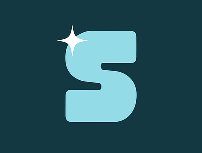 S as is Super clean customtype letter logo minimal s simple smooth super symbol typography