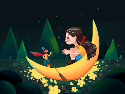 遇见大浪 illustration