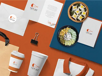Tobiko Brand Identity branding illustration packaging restaurant