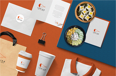 Tobiko Brand Identity branding illustration packaging restaurant